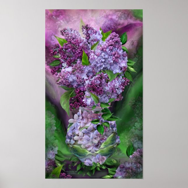 Lilacs In Lilac Vase Fine Art Poster/Print Poster (Front)