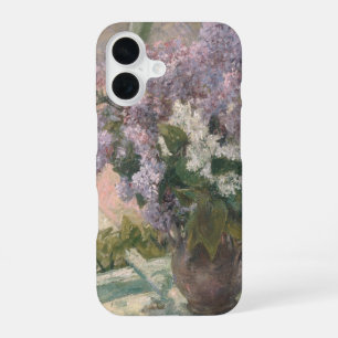 Lilacs in Window by Mary Cassatt American Painter iPhone 16 Case