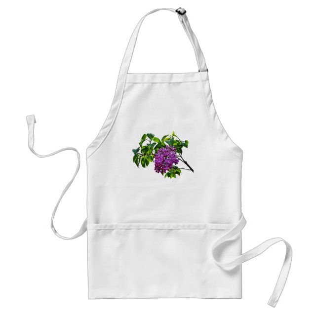 Lilacs Just Opening Standard Apron (Front)