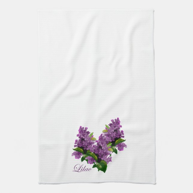 Lilacs Kitchen Towel (Vertical)