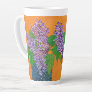 Lilacs Latte Mug