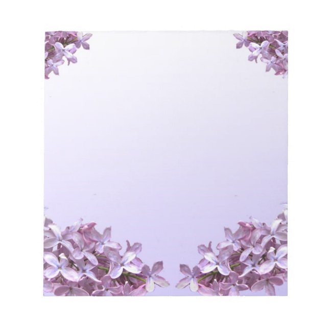 Lilacs Notepad (Front)