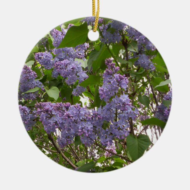 Lilacs Ornament (Front)