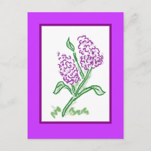 Lilacs Postcard