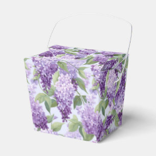 Lilacs Print Party Treat Box