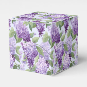 Lilacs Print Party Treat Box