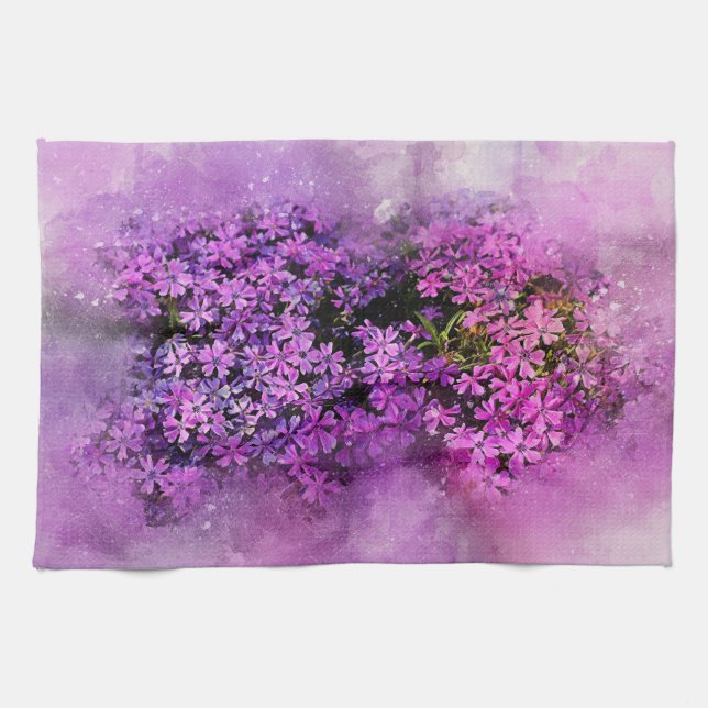 Lilacs Tea Towel (Horizontal)