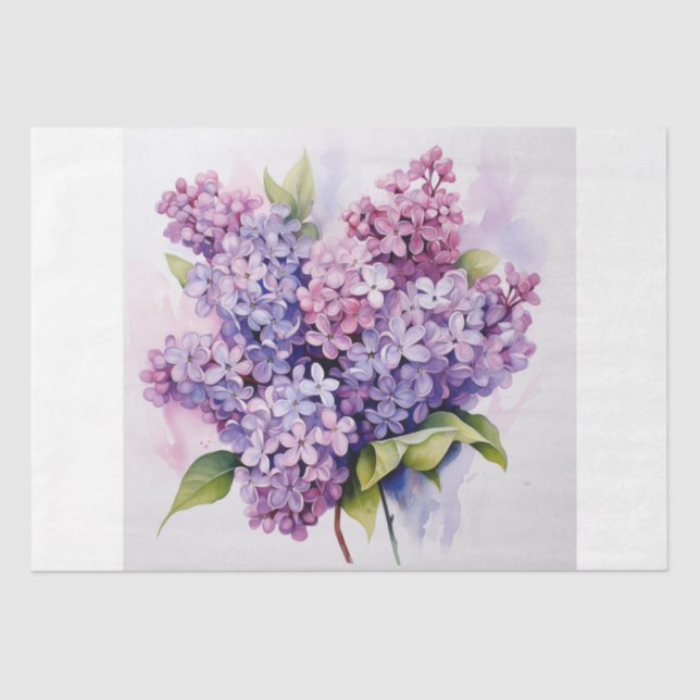 Lilacs Tissue Paper (Front)