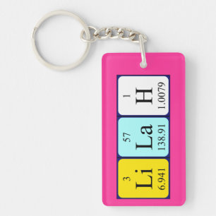 Lilah periodic table name keyring