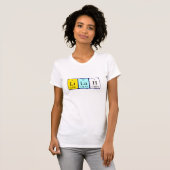 Lilah periodic table name shirt (Front Full)