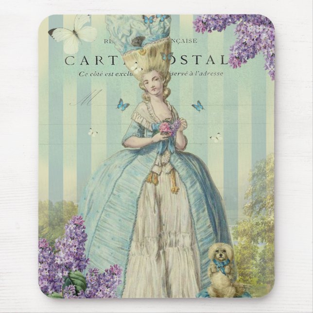 Lilas au printemps mouse mat (Front)