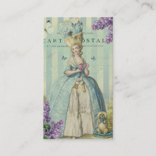 Lilas au printemps, on gold business card