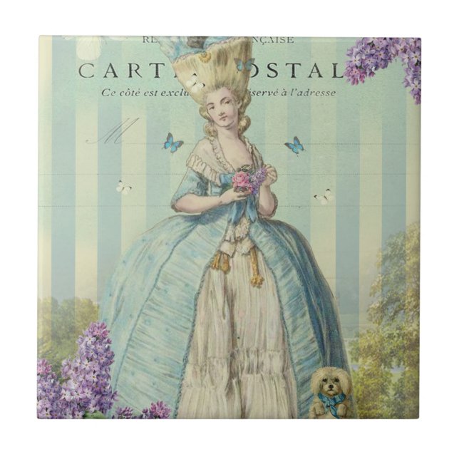 Lilas au printemps tile (Front)