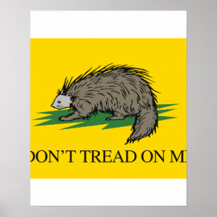 Lilbertarian - Don't Tread on Me Flag - - Poster