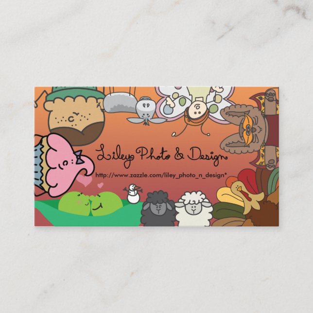 Liley Photo & Design Business Cards (Front)