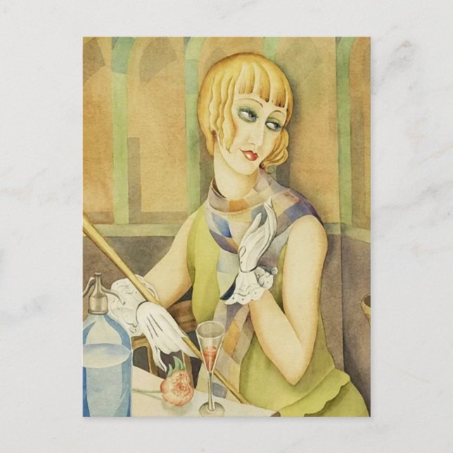 Lili Elbe by Gerda Wegener [1886 - 1940] Postcard (Front)