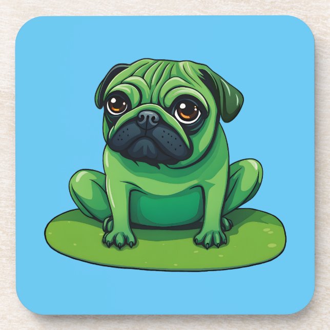 Lili Pug Coaster (Front)