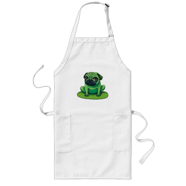 Lili Pug Long Apron (Front)