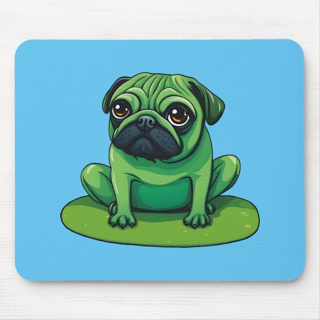 Lili Pug Mouse Mat (Front)