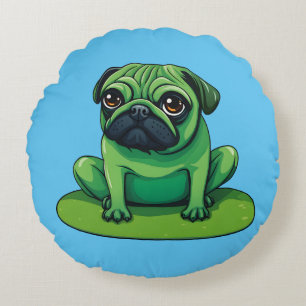 Lili Pug Round Cushion