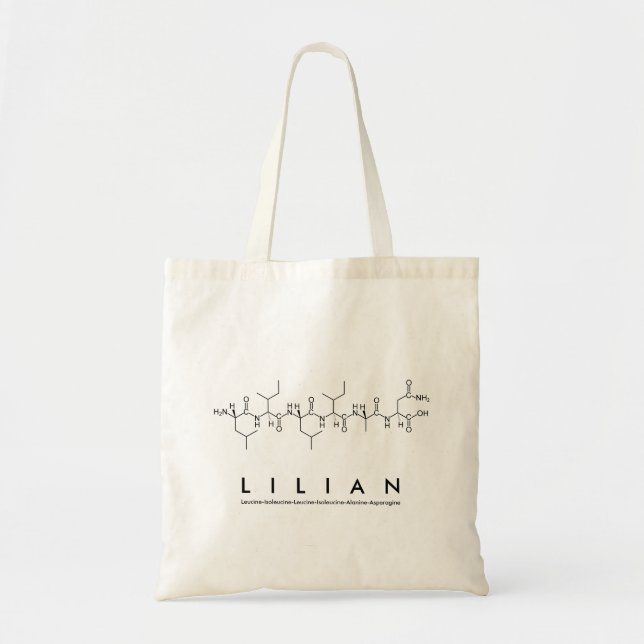 Lilian peptide name bag (Front)