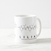 Lilian peptide name mug (Front Right)