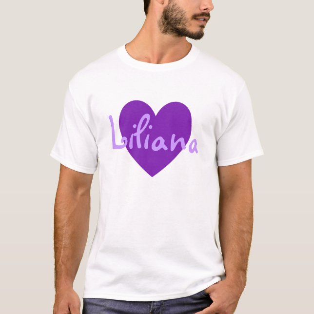 Liliana in Purple T-Shirt (Front)