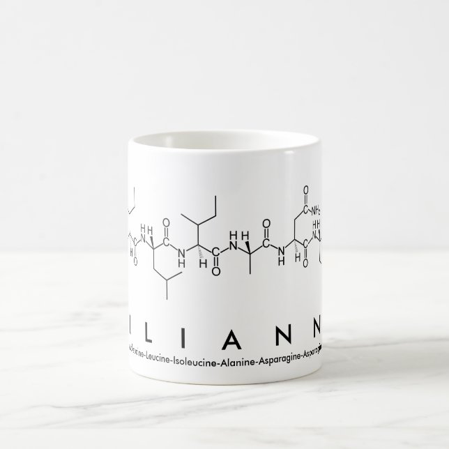 Lilianna peptide name mug (Center)