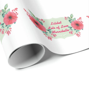 Lilibet Named Gift Wrap - various designs