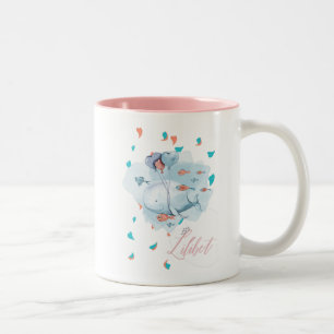 Lilibet Named Magical WHALE Gifts for Girls Two-Tone Coffee Mug