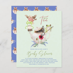 Lilibet Tea Party Shower Invite Fit for Princess