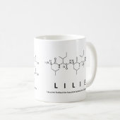 Lilie peptide name mug (Front Right)