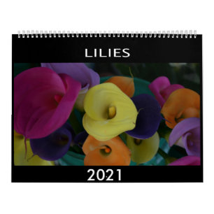 Lilies 2021 calendar