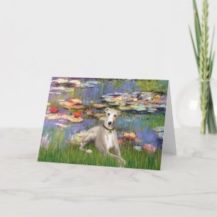 Lilies 2 - Whippet #2 Card