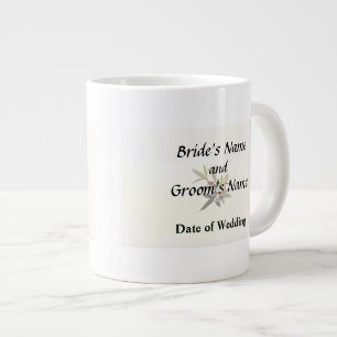 Lilies and Berries Wedding Supplies Large Coffee Mug