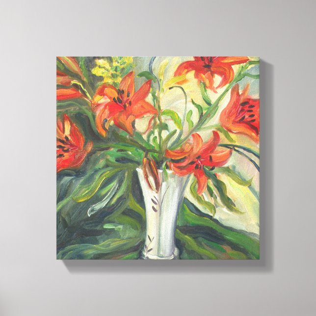 Lilies Canvas Print (Front)