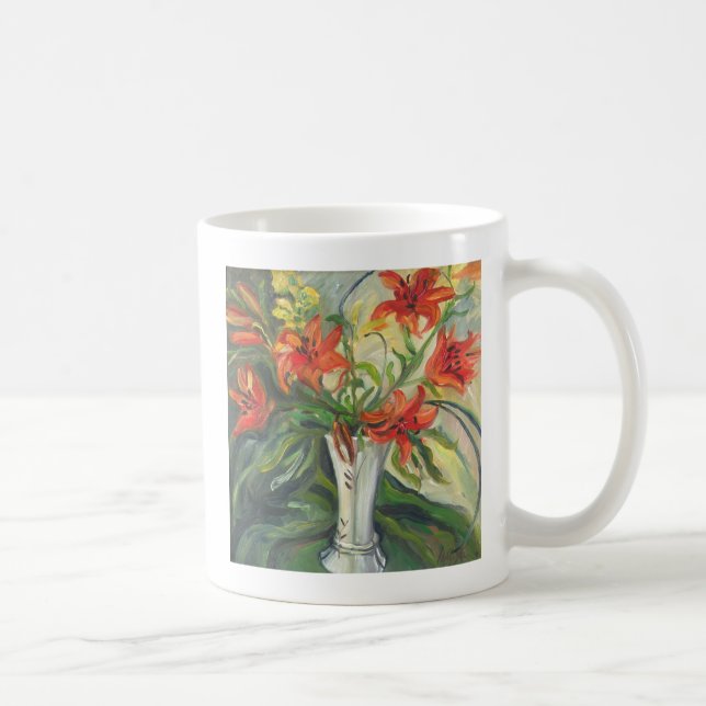 Lilies Coffee Mug (Right)