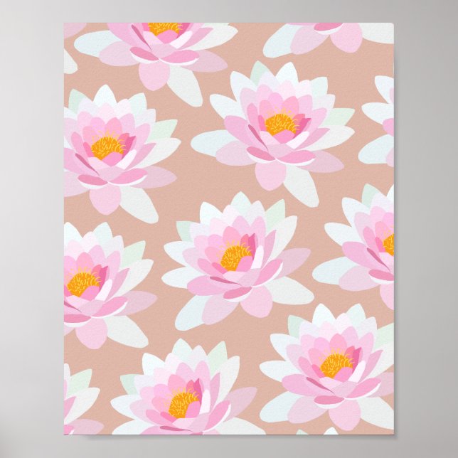 Lilies Cream Poster (Front)