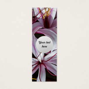 Lilies Custom Bookmark