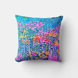 Lilies Everywhere Throw Pillow