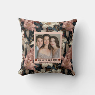 Lilies Flower Mother Mummy Aesthetic Victorian Cushion