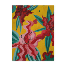  lilies, flowers, abstraction, abstractionism,