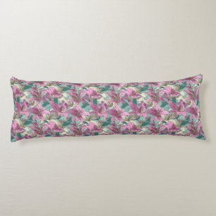 Lilies Garden Guest Room Decor Unique Outdoor Body Cushion