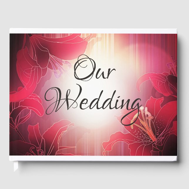 Lilies Guest Book (Front)