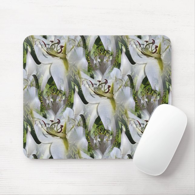 Lilies loving....... mouse mat (With Mouse)