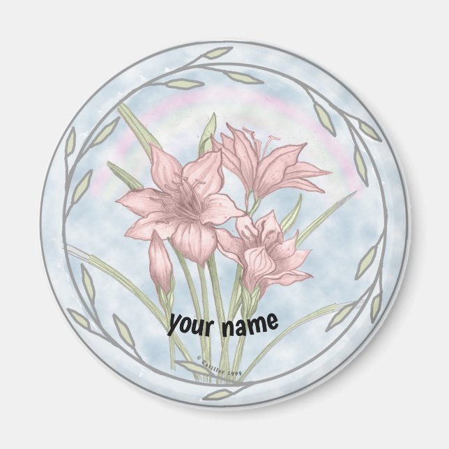 Lilies   magnet (Front)