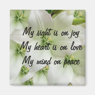 Lilies of love_ magnet