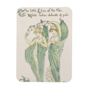 Lilies of the Vale, from Flora's Feast, 1901 (colo Magnet