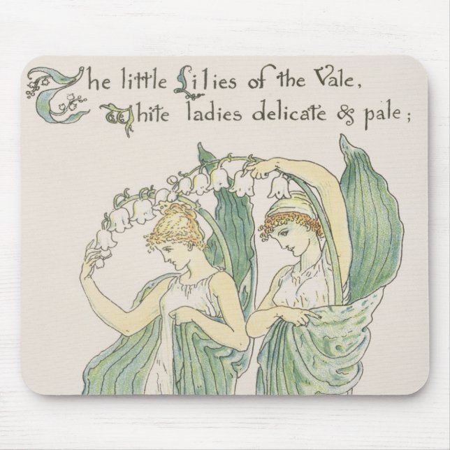 Lilies of the Vale, from Flora's Feast, 1901 (colo Mouse Mat (Front)