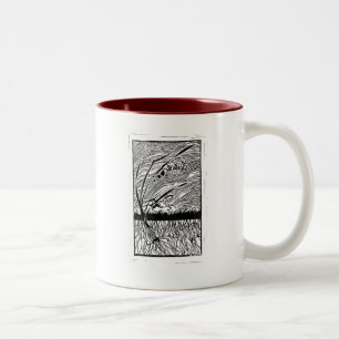 Lilies, "Once you make a decision, the universe... Two-Tone Coffee Mug